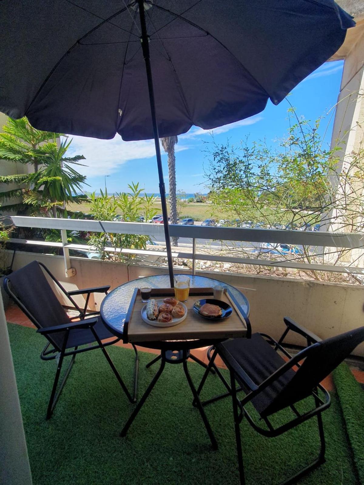 Studio Terrasse Vue Mer Marseille Bagian luar foto
